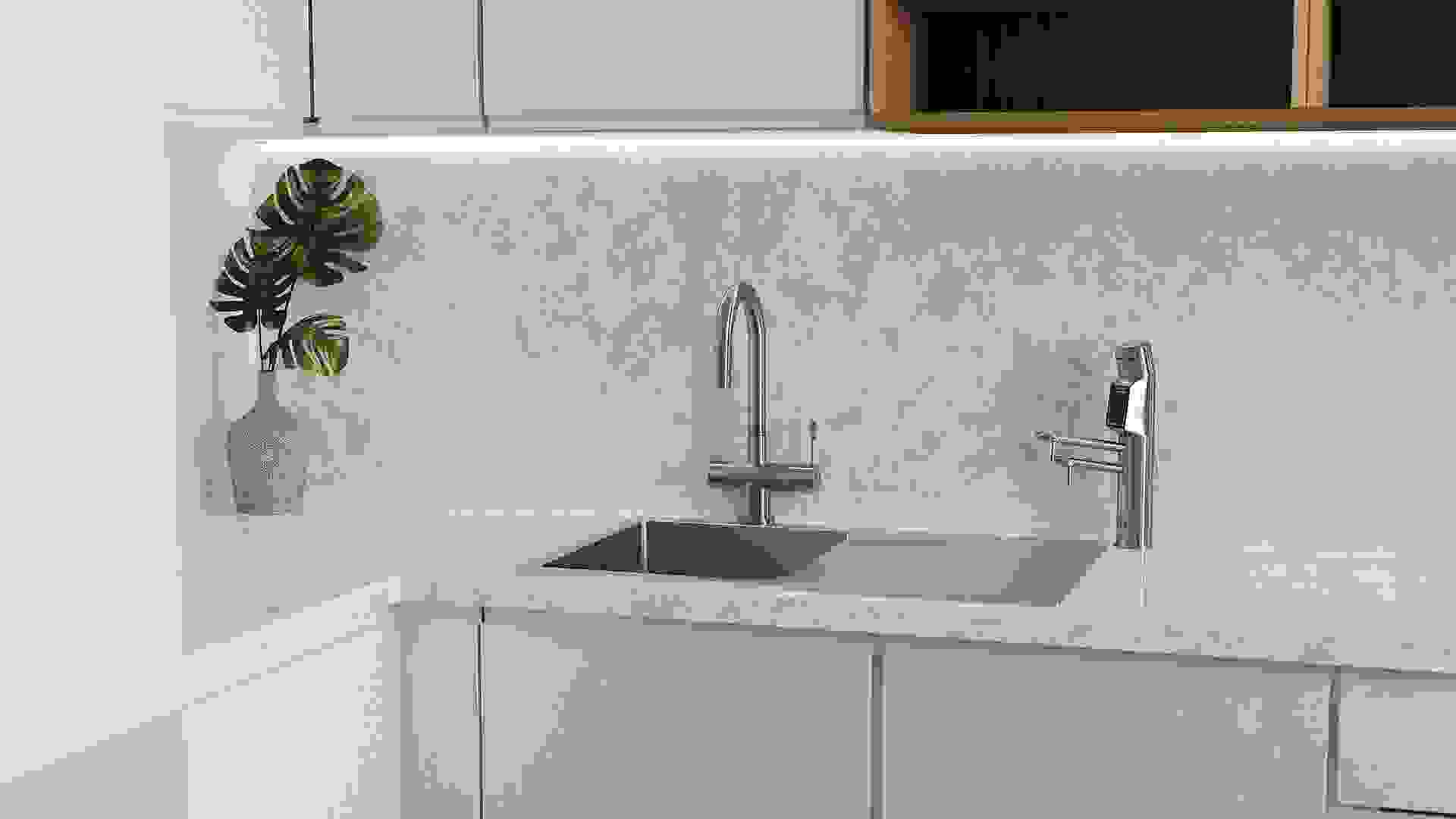 Modern Kuchyňe Hanák White